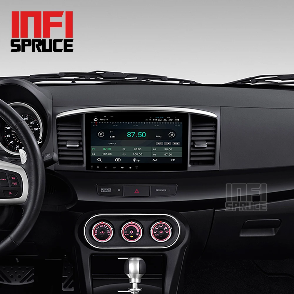 PX30 32G Android 9,0 автомобильный DVD для Mitsubishi Lancer 2005- с 10,1 дюймов 2 DIN 3g/4G gps Радио Видео плеер автомобильная навигация