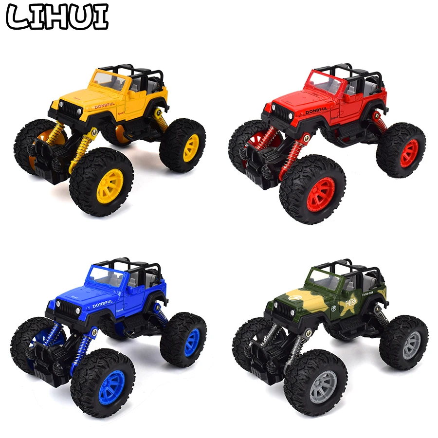 Alloy Diecast Climbing Off Road Car Toys for Children Jeeps Wrangler Vehicles Desert Buggy Inertial Model Toy Gifts Boys | Игрушки и