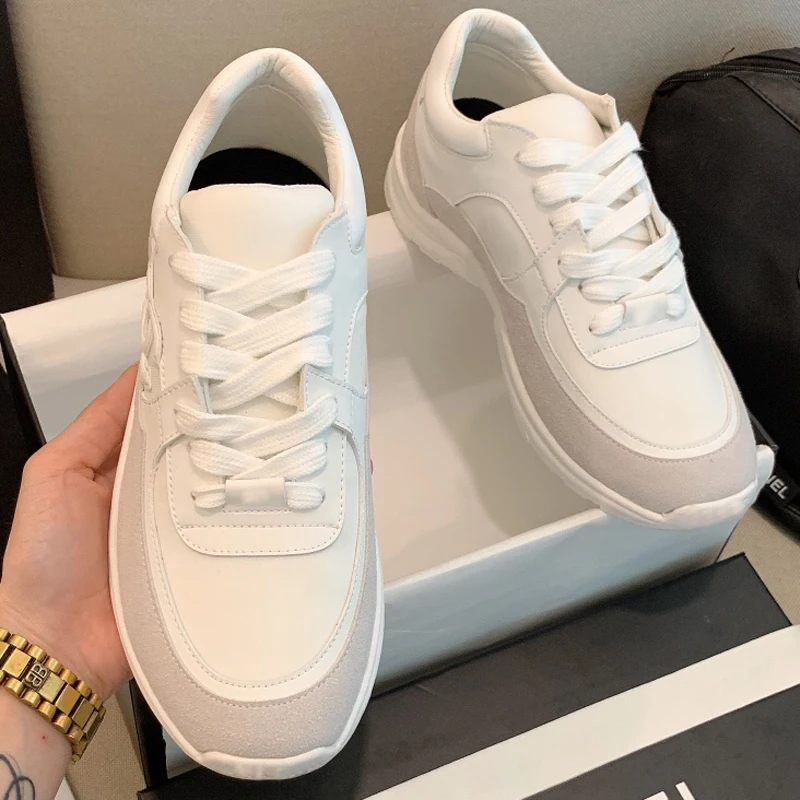 

2021 Women Casual Sneakers Woman Brand Platform Shoes Ladies Slip on Shoes Female White Sport Sneakers SoftFashion ShoesTrainers