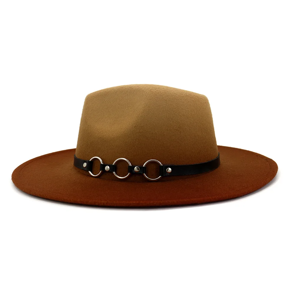 QBHAT Европейская Американская Британская Стильная шляпа с большими полями