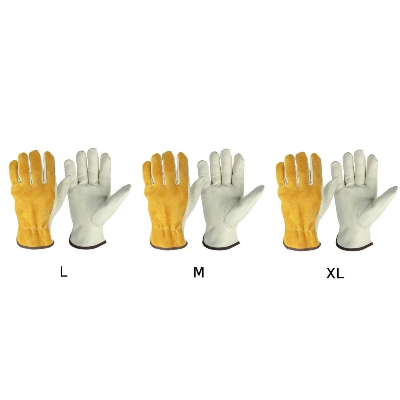 1 пара тяжелых садовых перчаток для мужчин и женщин кожаные рабочие перчатки