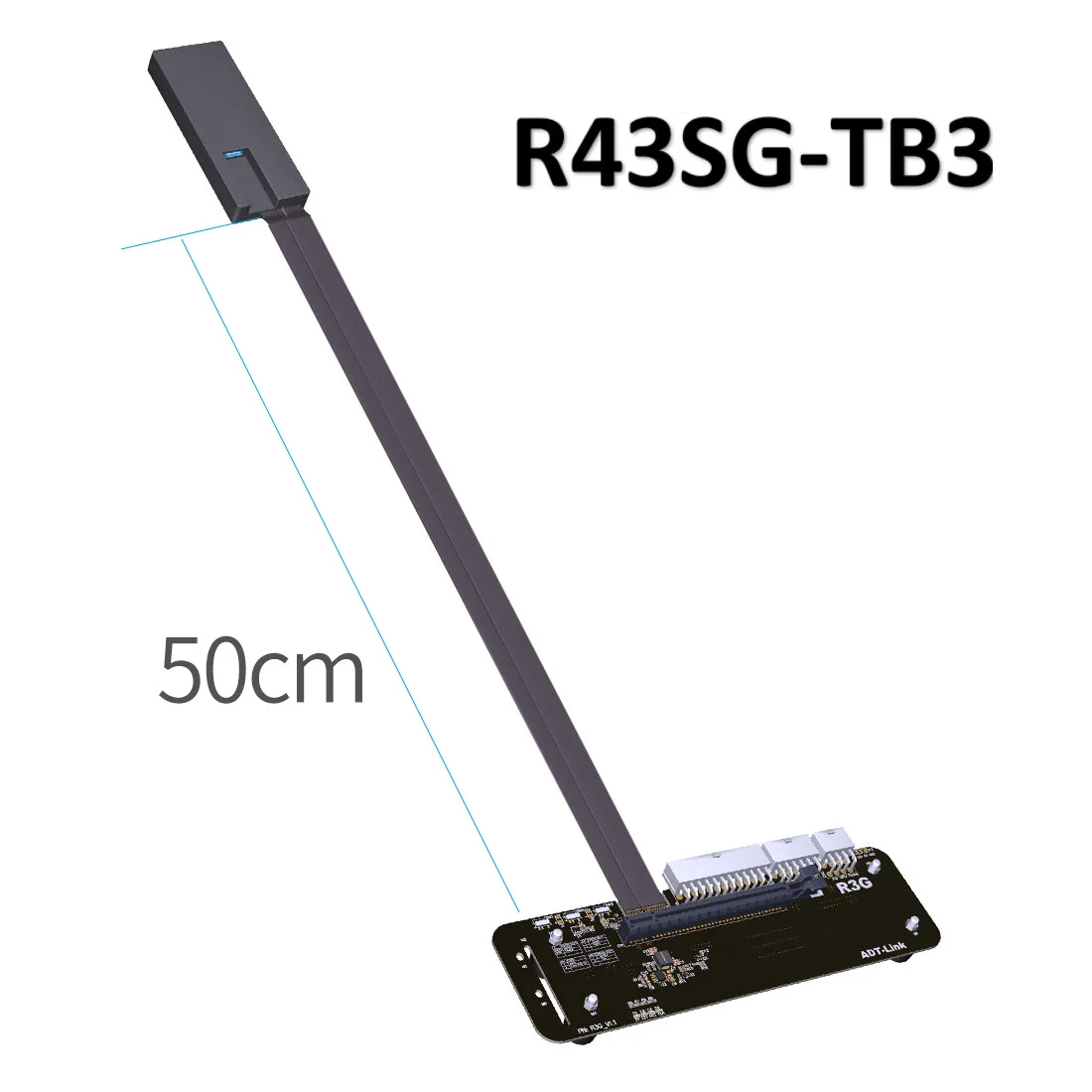 M.2 ключ M NVMe внешняя подставка для видеокарты с кабелем PCIe3.0 x4 25 см 50 32Gbs ITX STX NUC VEGA64