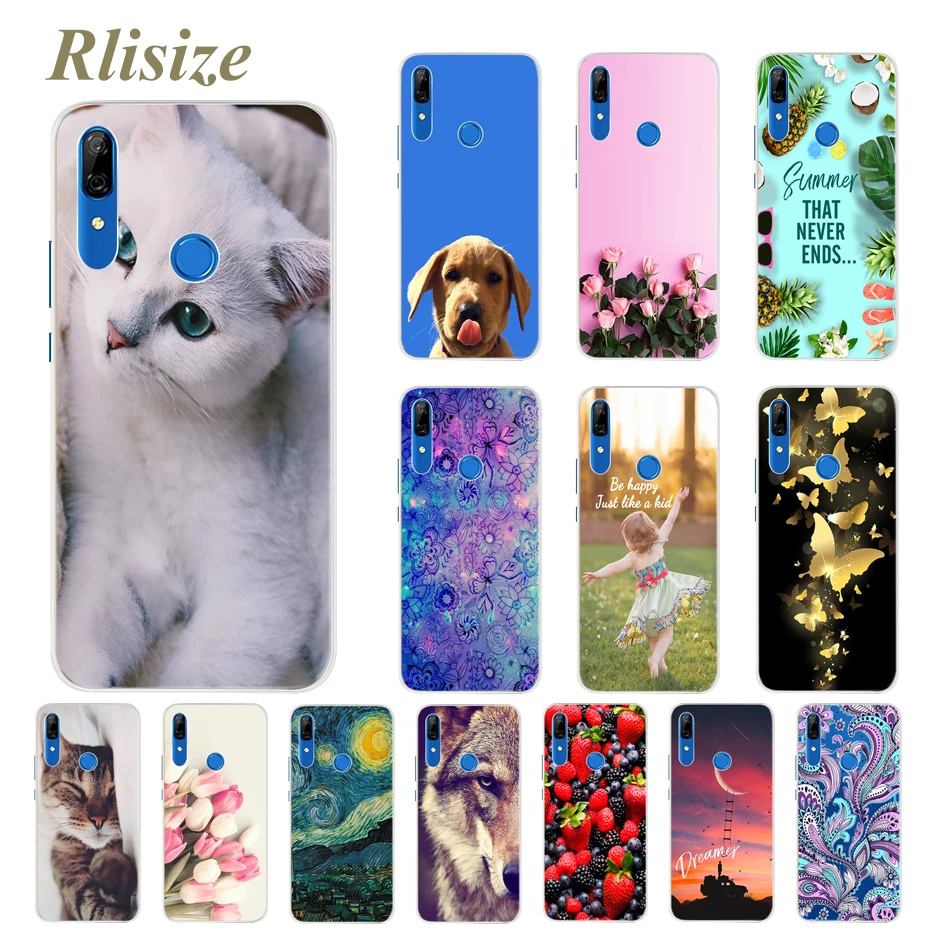 Чехол для Huawei P Smart Z 2019 Мягкая силиконовая задняя крышка телефонные чехлы SmartZ PSmartZ