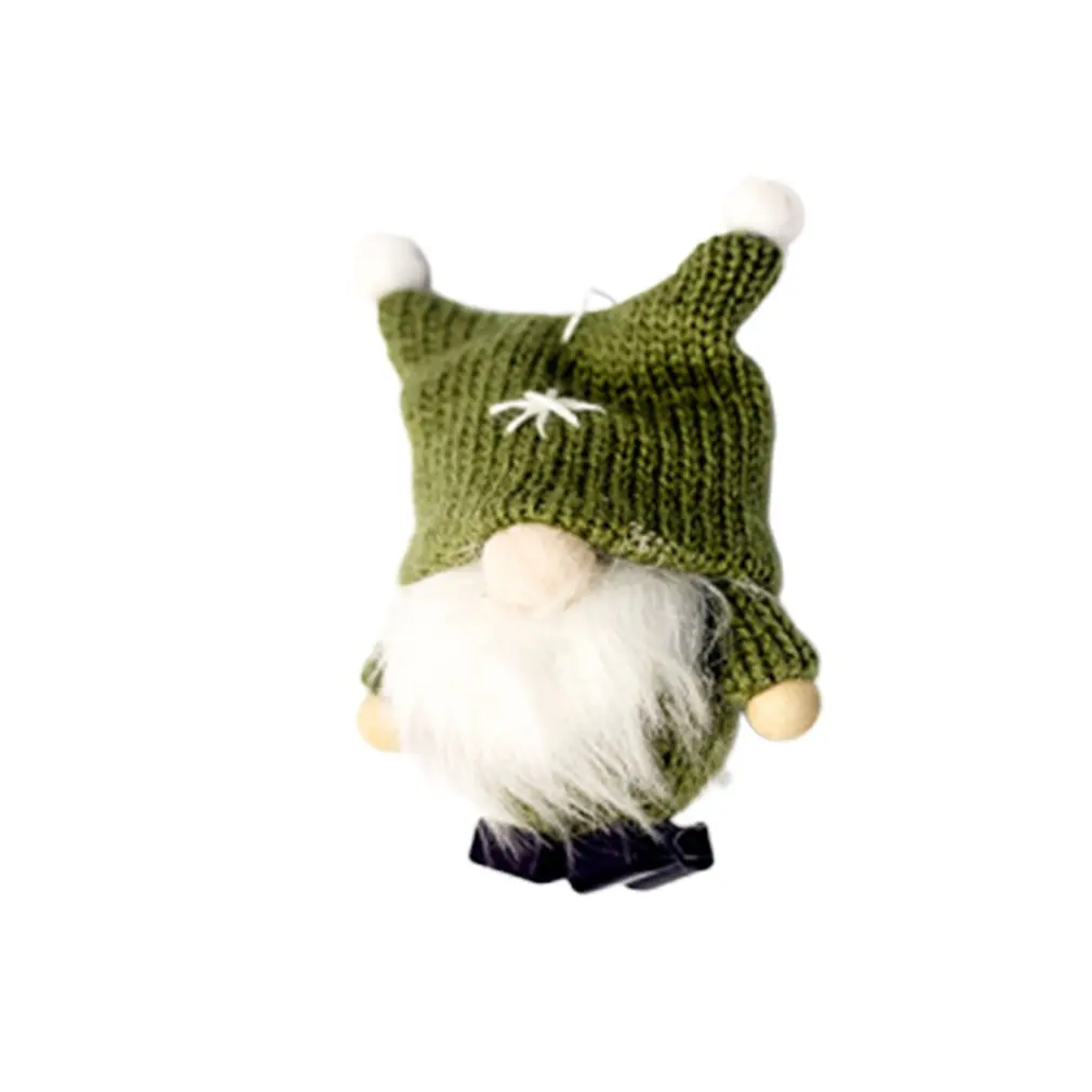 Рождественское украшение, шерстяная кукла без лица, Рождественская кукла, кулон, милая Рождественская Кукла Sd038