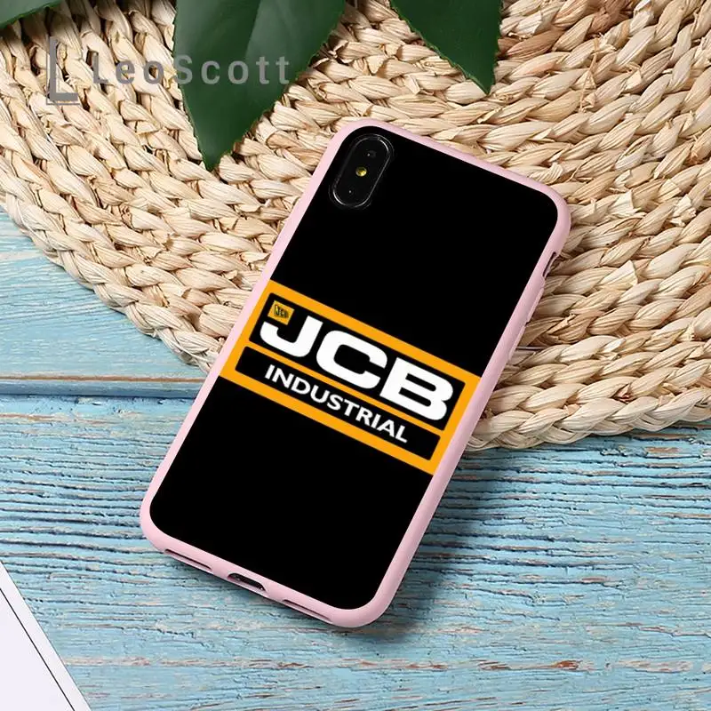 

fashion cool Jcb Excavato Phone Case Candy Color for iPhone 11 12 mini pro XS MAX 8 7 6 6S Plus X 5S SE 2020 XR