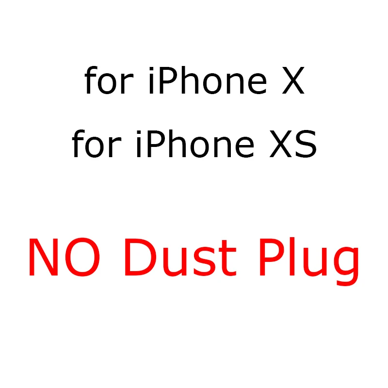 Clear Пылезащитная заглушка для силиконовый чехол для iPhone 6 6s 7 8 Plus X XS Max XR роскошный мягкий ТПУ полнозащитный Прозрачный чехол для iPhone 8 Plus XSMax - Цвет: Clear
