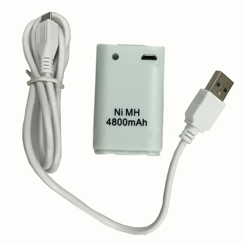 Беспроводная аккумуляторная батарея 2*360 мАч с USB-кабелем для зарядки Xbox 4800 |
