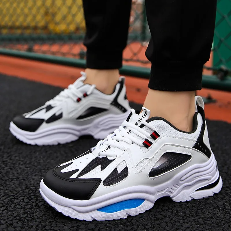 Брендовые Беговые Спортивные кроссовки Ins для мужчин на платформе дизайнерская