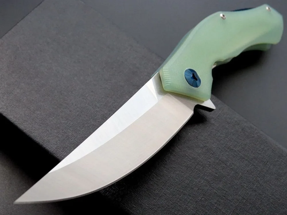 Складные ножи D2 Сталь Черный G10 Ручка Луна Нож EDC Кемпинг инструменты Открытый тактический нож