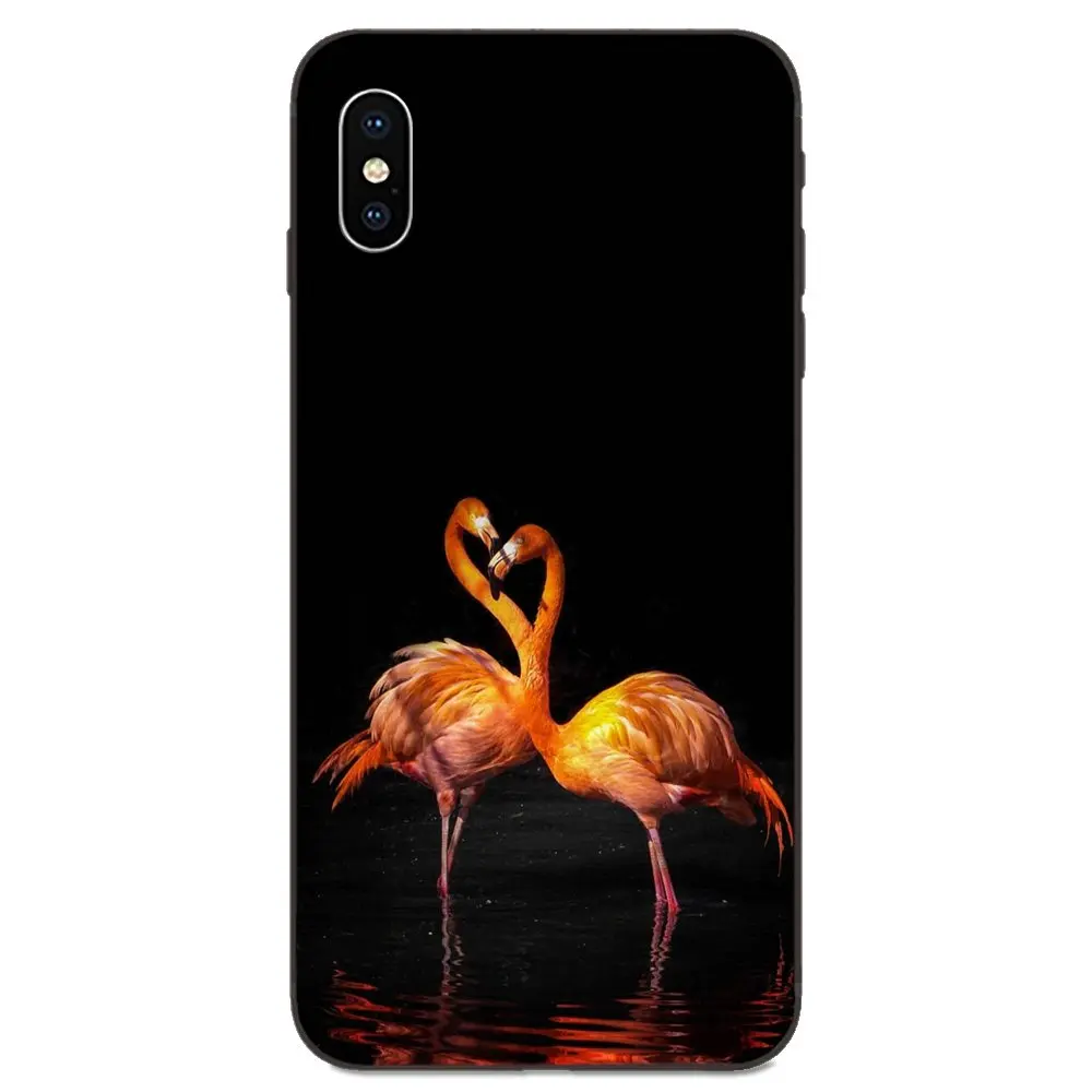 For Apple iPhone 4 4S 5 5S SE 6 6S 7 8 11 Plus X XS Max XR Pro Colorful Cute Phone Accessories Case Flamingo X27 S | Мобильные