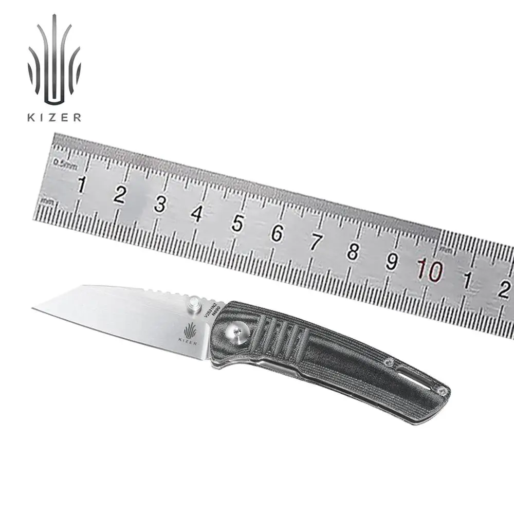 Маленький нож Kizer для повседневного использования осколок V2531N2 новинка 2020 черный