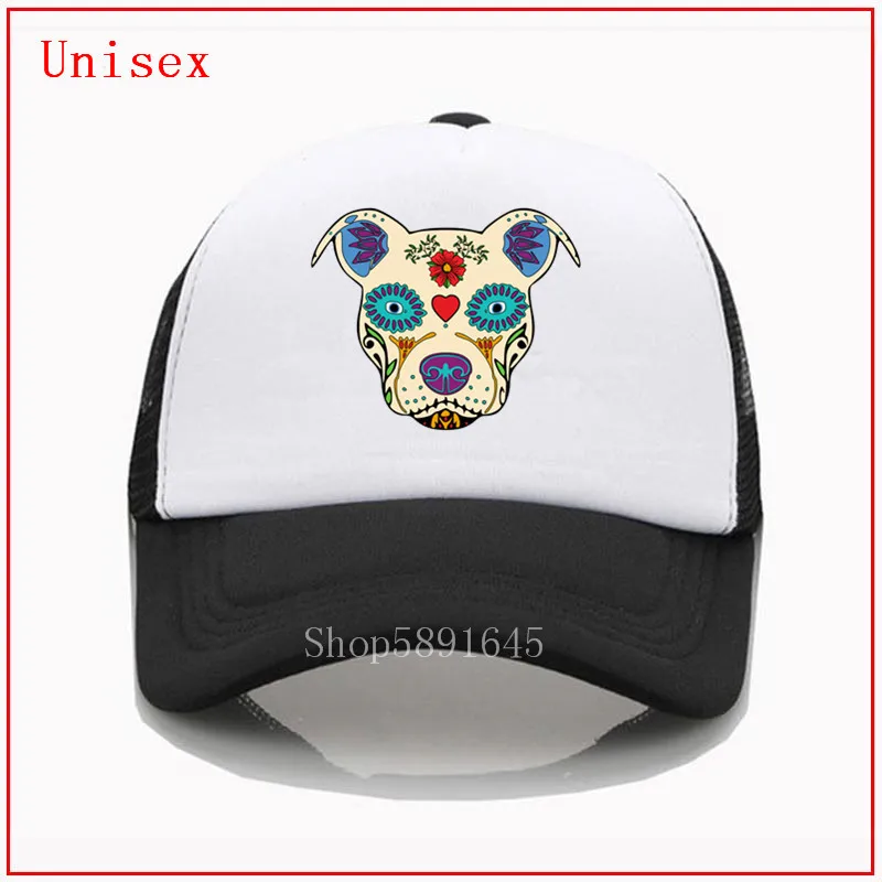 Женская соломенная шляпа Pit Bull Sugar Skull Bulldog gorras para hombre Регулируемая Кепка для