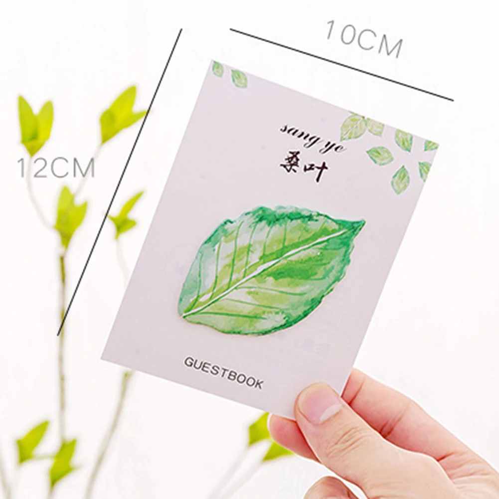 Кленовый лист Ginkgo Стикеры для заметок с принтом блокнот записей планировщик