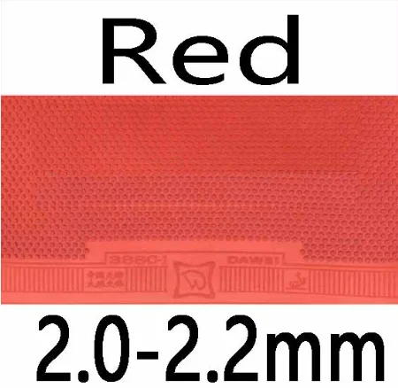 Dawei 388C-1 388C 1 средний pips-out Настольный теннис pingpong Резина с губкой - Цвет: red 2.0-2.2mm