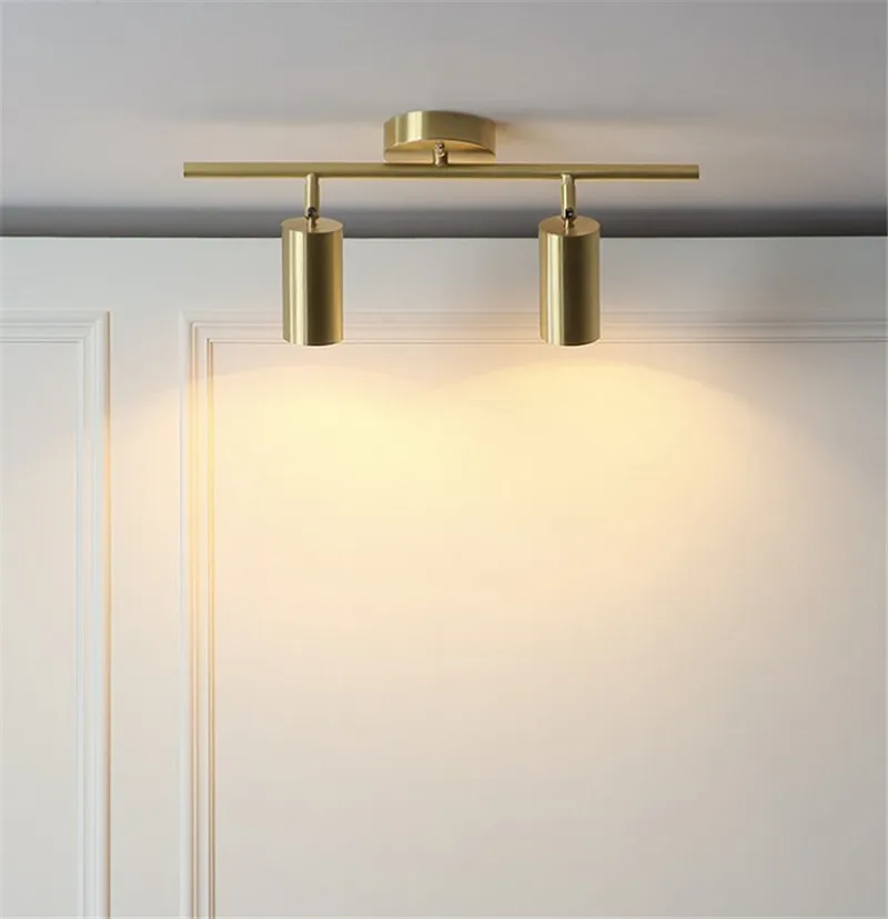 Потолочный светильник вращающийся на золото gu10 светодиодный|Потолочные лампы| |