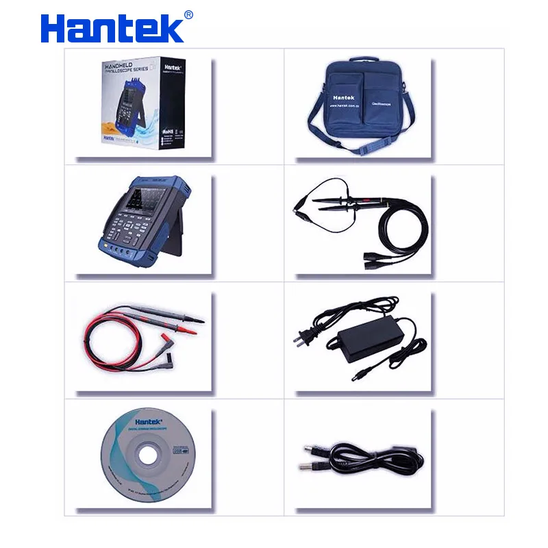 Hantek DSO1102E цифровой осциллограф 100 МГц Ручной 1GS/s частота дискретизации 6000 отсчетов