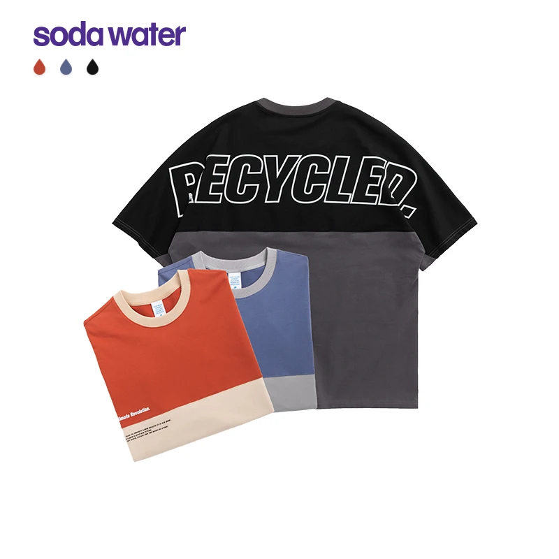 SODAWATER/женская летняя модная футболка с коротким рукавом для девочек женская