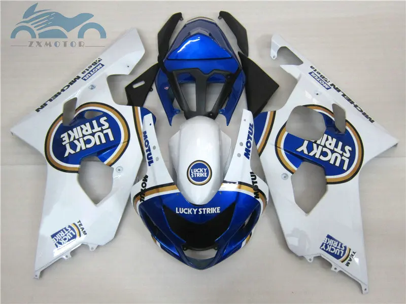 Full set fairing Пользовательские Обтекатели комплекты для SUZUKI 2004 2005 GSXR600 750 ABS мотоцикл Спорт Обтекатели 04 05 GSXR750 GSX R600 K4 Lucky Strike запчасти - Цвет: Full set fairing