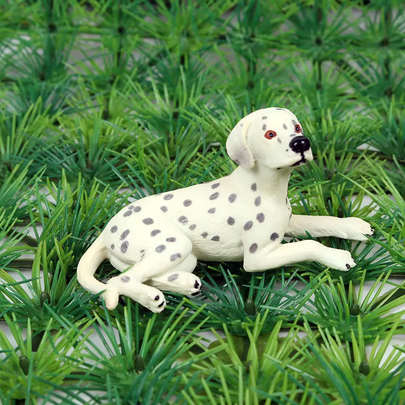 2019 Горячая новинка детская любимая модель диких животных сидя пятнистая собака