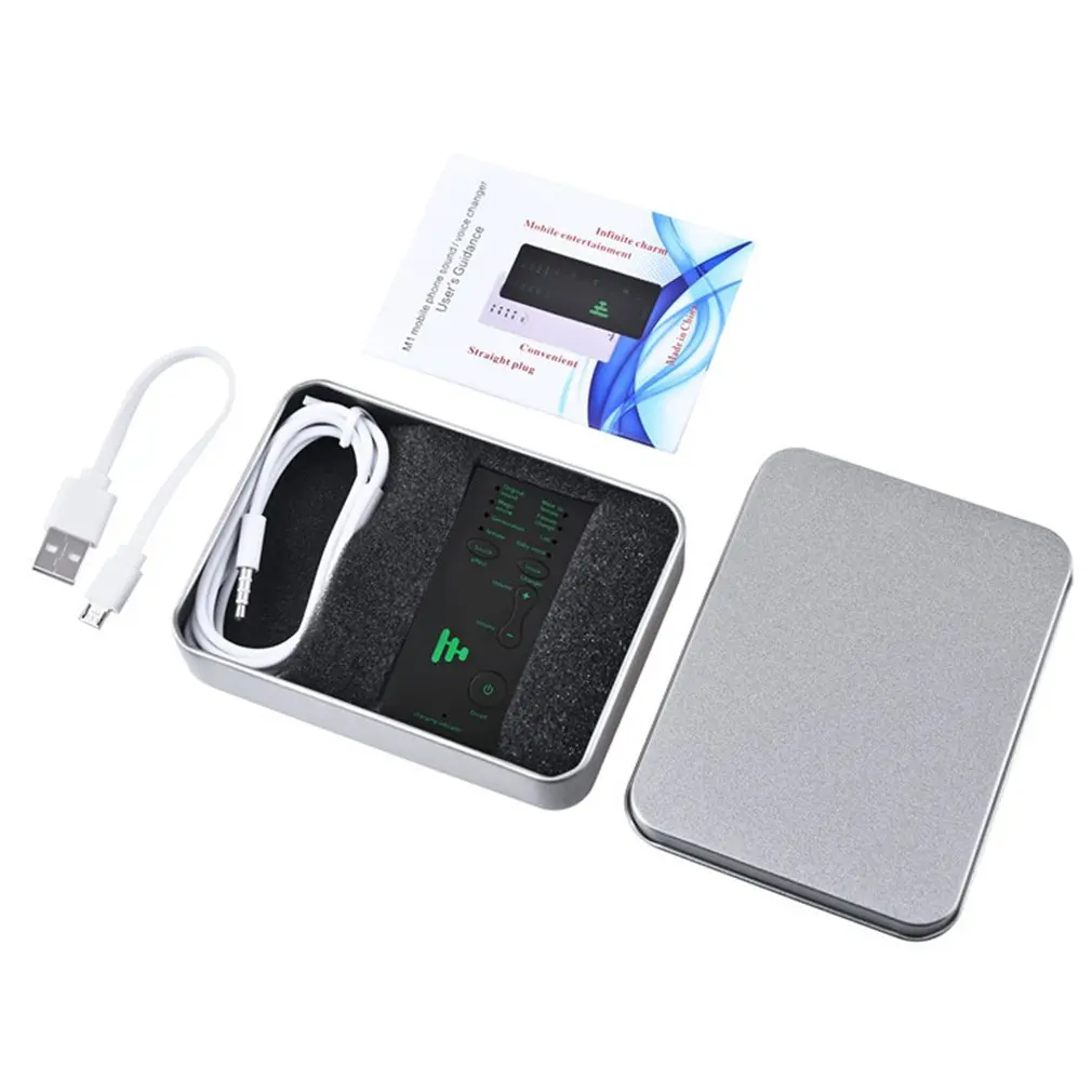 Мини адаптер для смены голоса 8 режимов микрофон маскировки телефона PUBG MIC