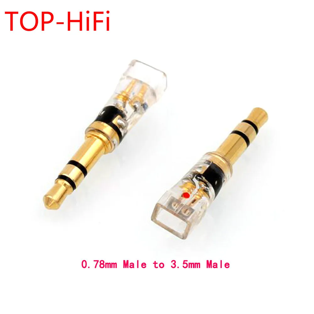 Фото TOP-HiFi пара MMCX/.78 мм Женский к 3,5 мм Мужской конвертер адаптер для Sundara t1 t5p D600 D7100 Z1 Z1R опорные наушники №1