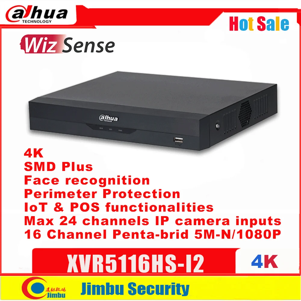 Сетевой видеорегистратор Dahua XVR 1080P XVR5116HS I2 16 канальный пятиядерный ГП брод 5M N/1080P