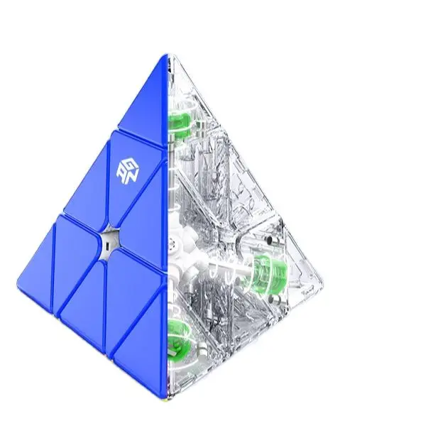 GAN pyramid M Enhanced Core positioning GES+ Magnetic Jinzita 3x3x3 Speed Magic Cube Stickerless 3x3 Triangle Puzzle kids Toys | Игрушки и