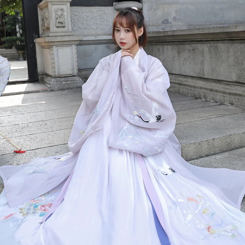 

Ancient Chinese Women Hanfu Dress Retro Elegant Tang Dynasty Fairy Princess Costume Tang Suit Girl National Oriental Hanfu Dress