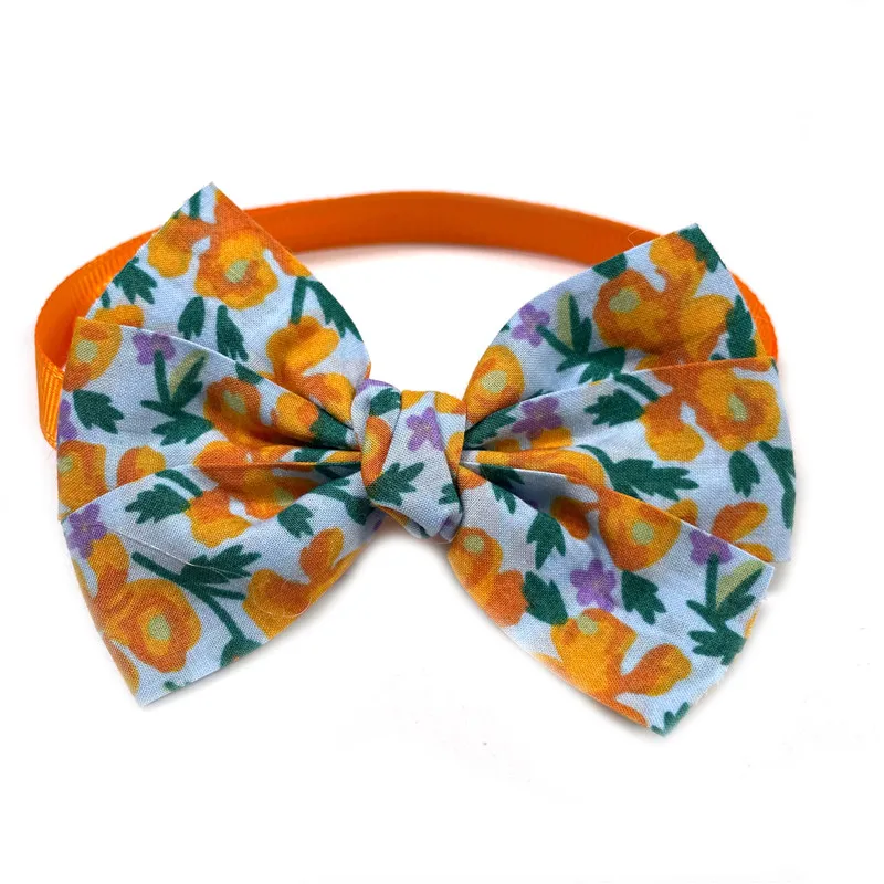 

50/100pcs Spring Pet Dog Bow Tie Pet Supplies Small Dogs Bowtie Ties Flowers Style Neckties Dog Accessories for Small Dogs