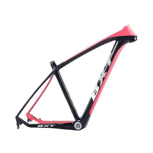 Обновленная T800 карбоновая mtb рама 29er с вилкой в тон 29 полная рама карбоновая для горного велосипеда 17 19 дюймов 31,6 мм подседельный штырь - Цвет: BXT half pink