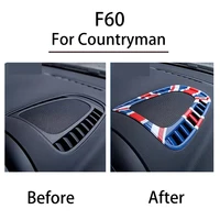 car center decor air condition vent outlet cover sticker panel frame for mini cooper jcw f60 countryman accessories