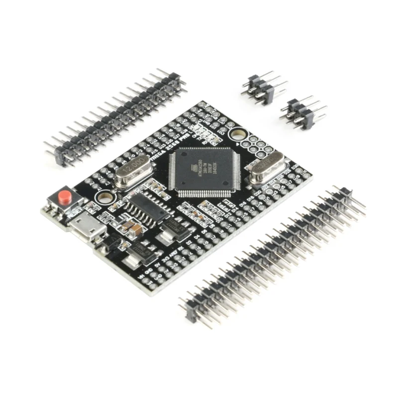 Микросхема с штыревыми разъемами Micro Usb MEGA 2560 PRO Embed CH340G/ATMEGA2560-16AU Chip совместимая