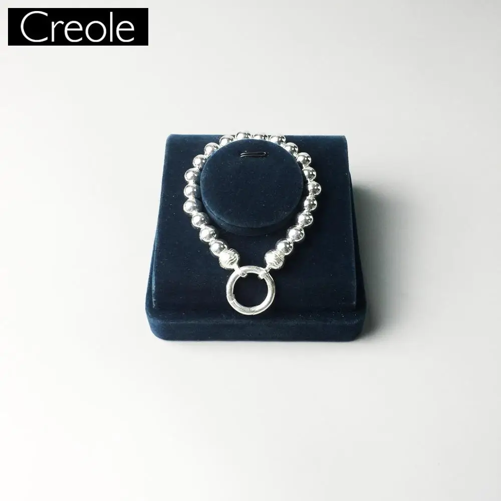 Серебряный браслет бусины Ширина 0 8 см для женщин и мужчин домашнего офиса