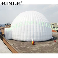 Featured 6m inflatable dome tent large igloo inflatable building house gazebo tent disco space for corporate event or party