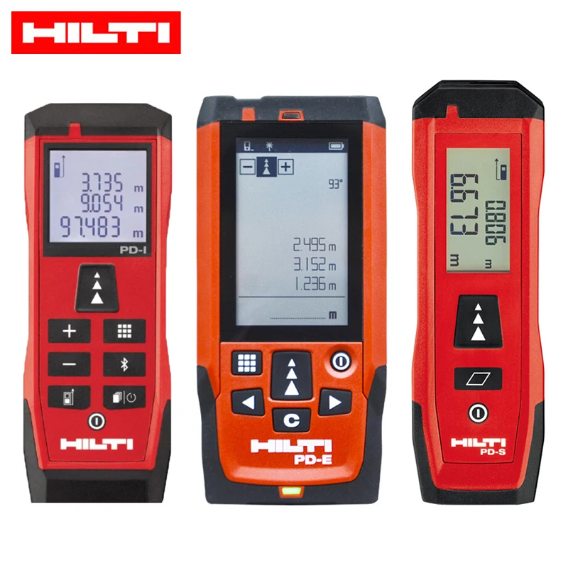 Высокоточный инфракрасный лазерный прибор HILTI PD-E электронный дальномер 200 м