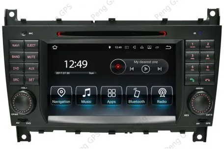 

Автомобильное мультимедийное стерео головное устройство, 2DIN, Android 9, без DVD-плеера, GPS-радио для Benz C- W203 2004-2007 CLK W209 2004, 5
