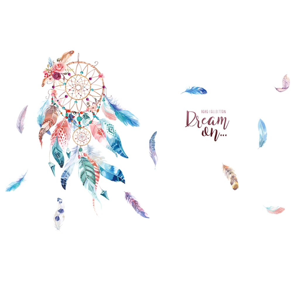 1Pc 3D Creative Living Room Decoration Wallpaper Dream Catcher Wall Sticker Bedroom TOB | Дом и сад