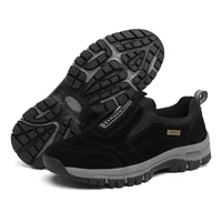 mens hiking shoes slip on trail trekking wear resistant non slip loafers sneakers outdoor sport shoes size 39 46 male footwear