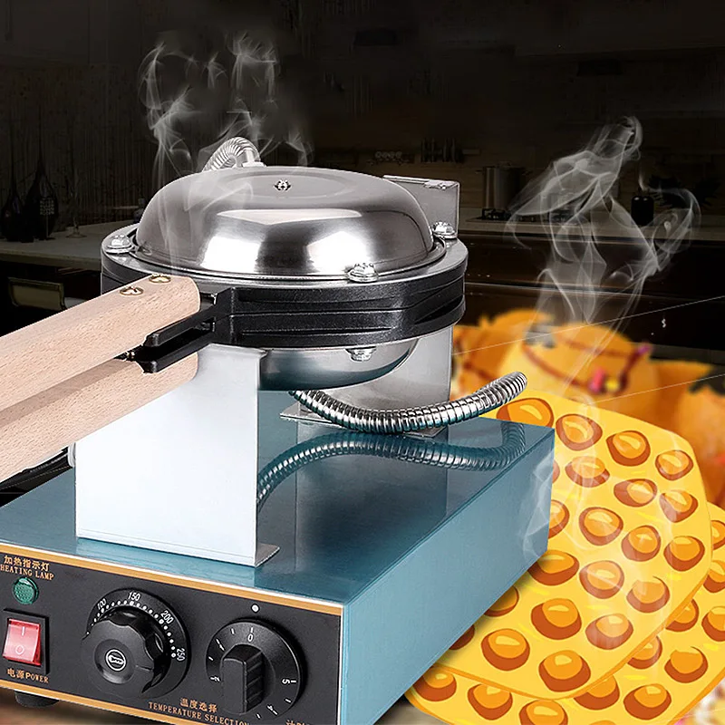 Commercial Waffle Maker Electric Thermal Egg Waffle Making Machine Waffle Egg Machine QQ Egg Making Processor Machine MF-1588