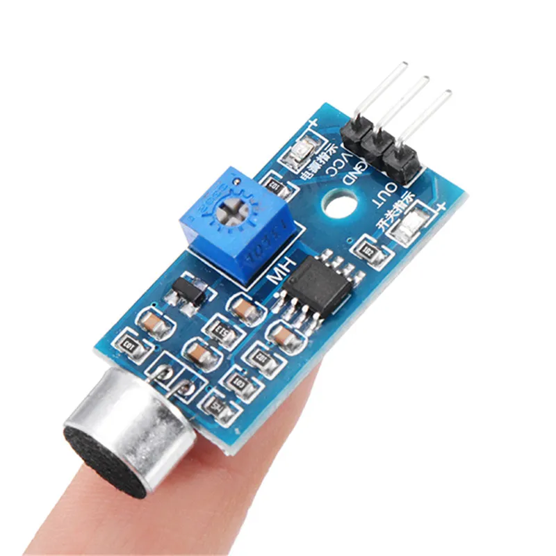 LEORY DIY микрофонный модуль, звуковой датчик, голосовой датчик, Высокочувствительный звуковой модуль обнаружения, модуль свистка, усилитель