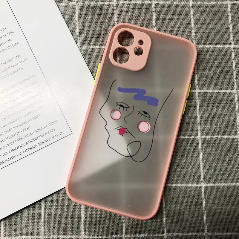 

Candy color Phone Case for iPhone 12 mini 11 pro XS Max X XR 7 8 plus SE20 High quality TPU silicon and Hard plastic cover