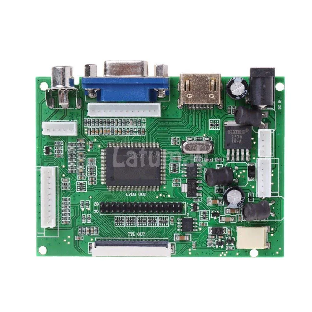 Плата драйвера Latumab 50Pin для AT070TN90 / AT070TN92/AT070TN94 плата контроллера ЖК дисплея 7 дюймов