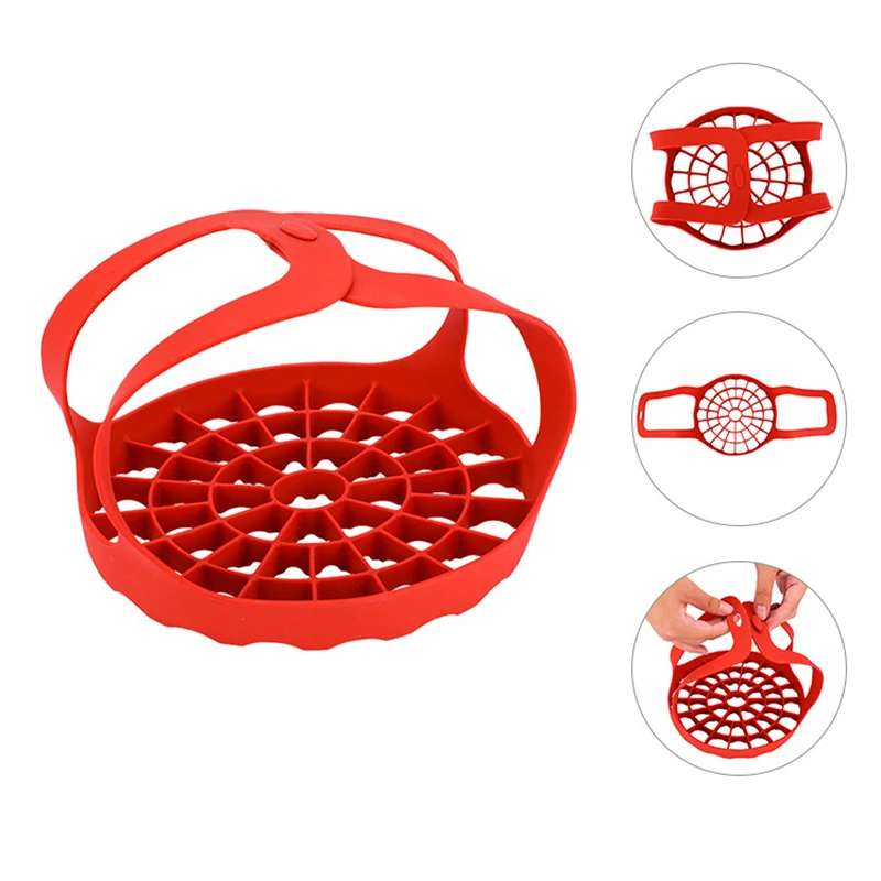 Скороварка Sling Silicone Steamer Lifter аксессуары плита s кухонная сливная площадка Crock Pot