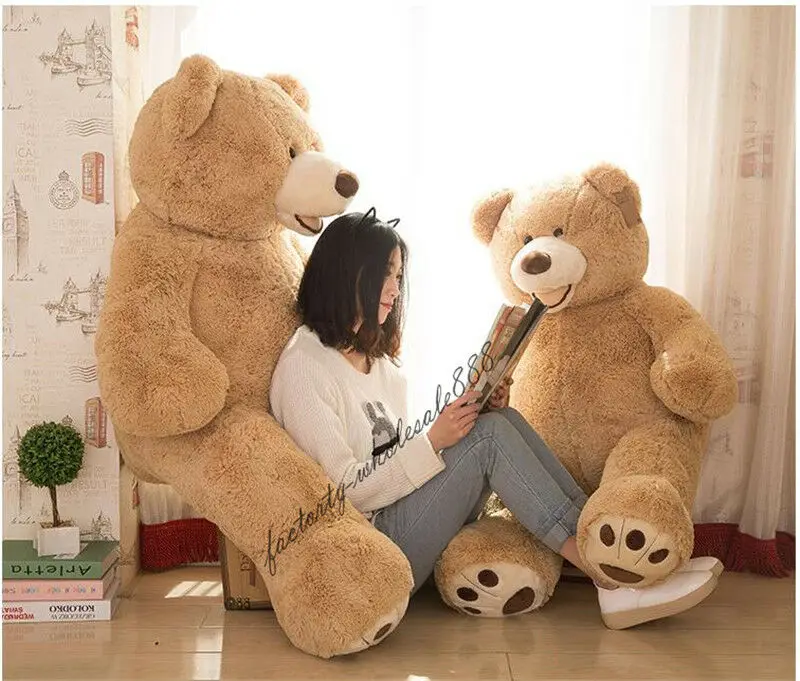 

New 24In.- 58In.Giant Big Hung Usa Teddy Bear Plush Baby Soft Toys Doll Gift