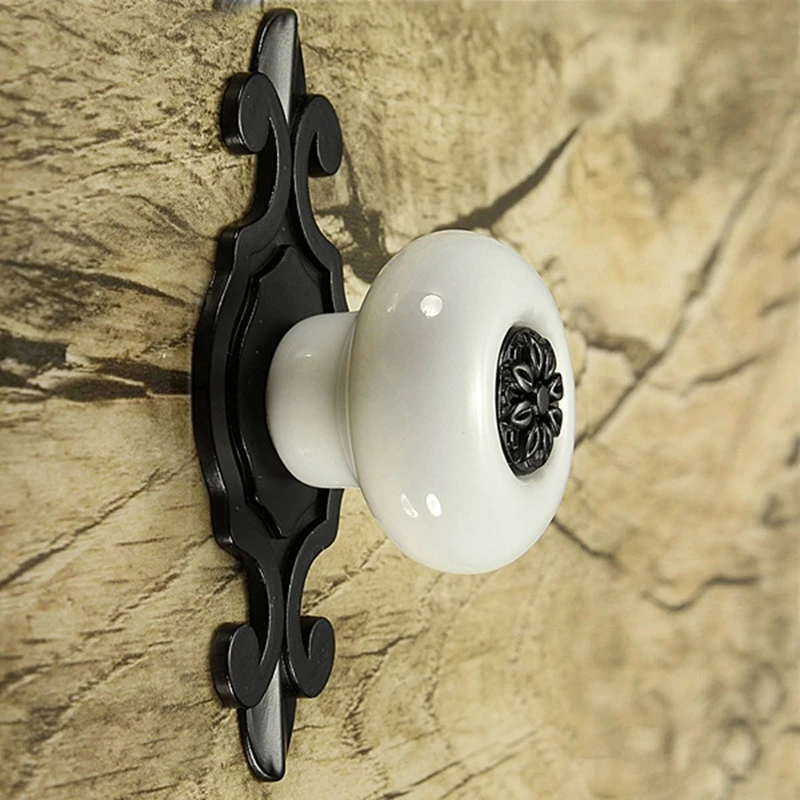 Винтажные керамические дверные ручки ручка для выдвижного ящика шкафа гардероба