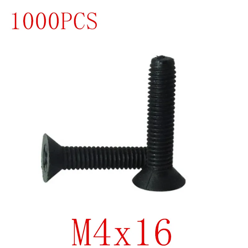 

1000 шт.; Оптовая продажа; Детское нижнее белье M4 * 16 m4x16 с черным перекрестным креплением плоский пластиковый винт нейлоновый изолированный ви...