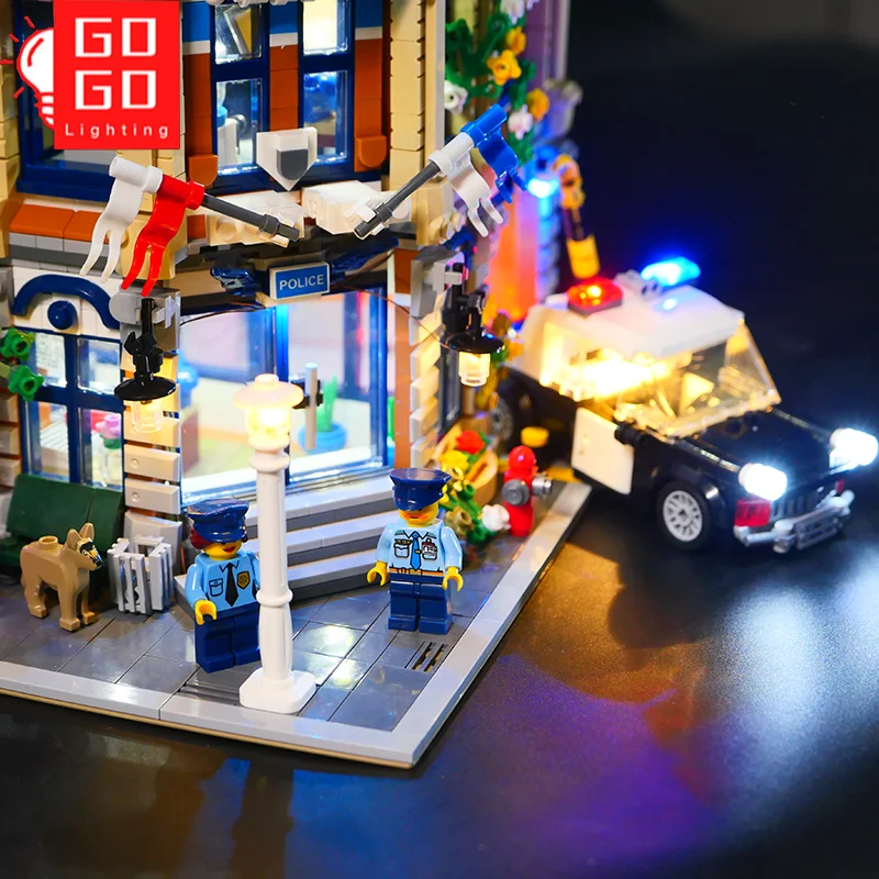 

GOGOMOC Brand LED Light Up Kit For lego 10199 City Policeals Station (only light no model)