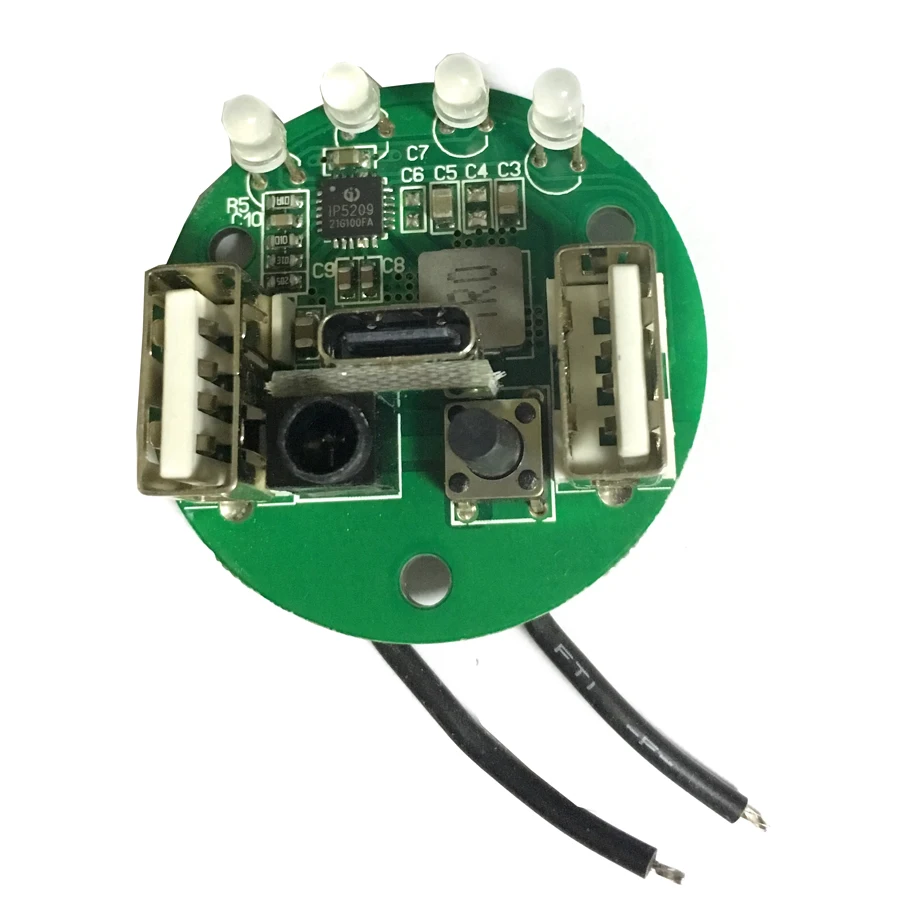 1 шт. печатная плата внешнего аккумулятора для фонарика JKK36 JKK03 Версия USB Type-C |