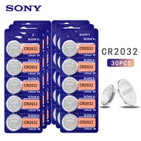 30pcs sony original cr2032 dl2032 ecr2032 br2032 2032 cr 2032 3v lithium button cell coin battery long lasting for watches