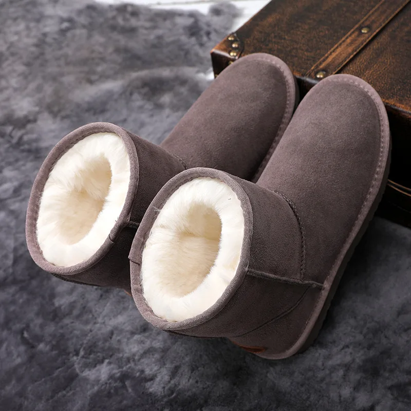 Женские кожаные зимние ботинки ZUZI новинка зимы 2020 базовая водонепроницаемая и